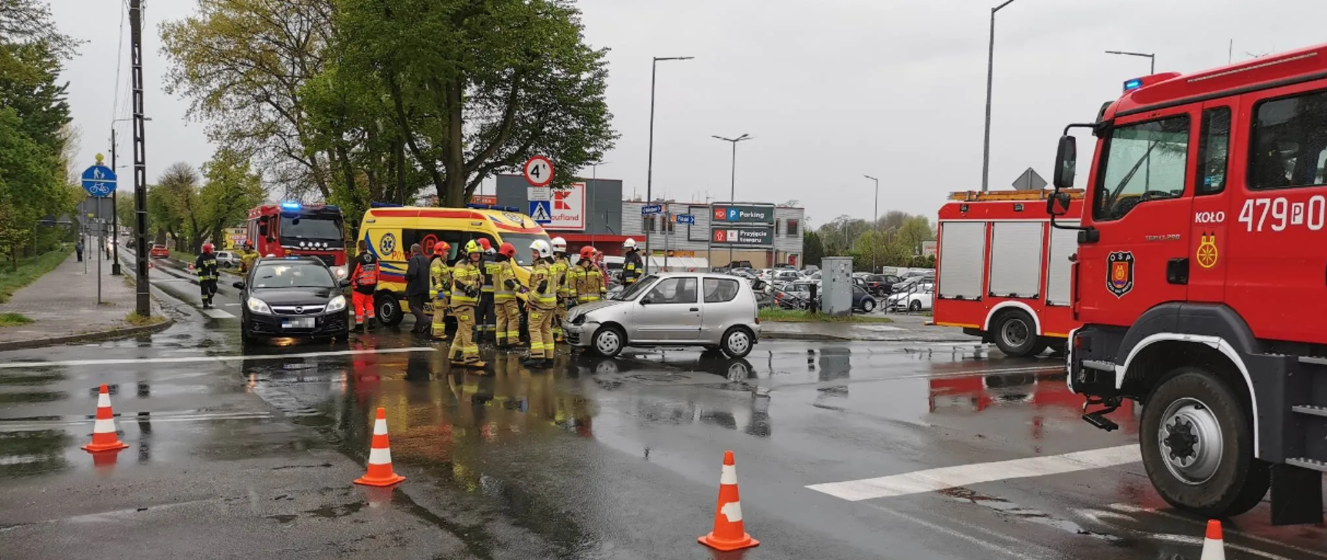 Zdjęcie przedstawia miejsce zdarzenia.