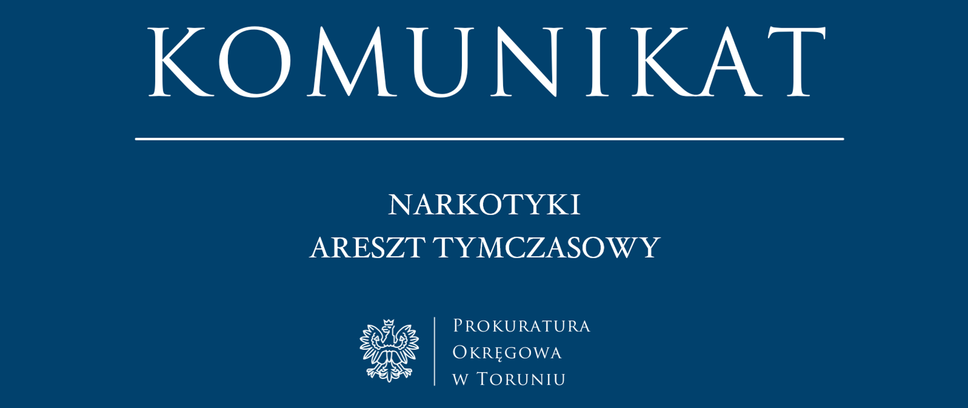 Narkotyki areszt tymczasowy