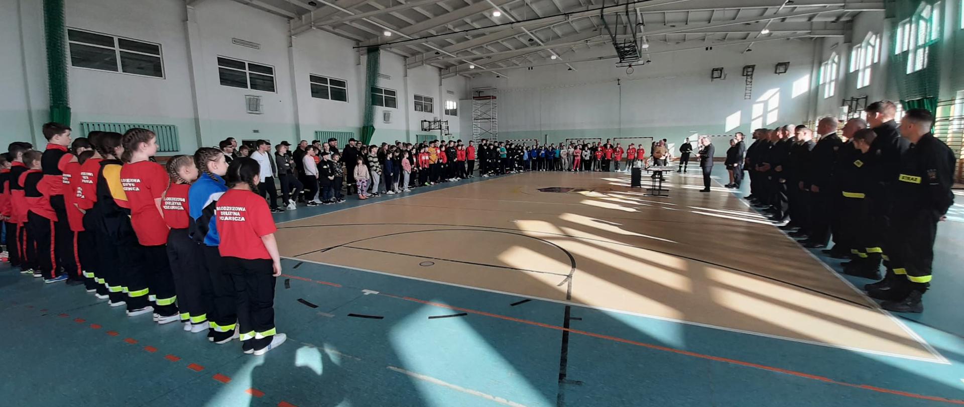 I Powiatowe Halowe Młodzieżowe Zawody Sportowo- Pożarnicze powiatu siemiatyckiego 