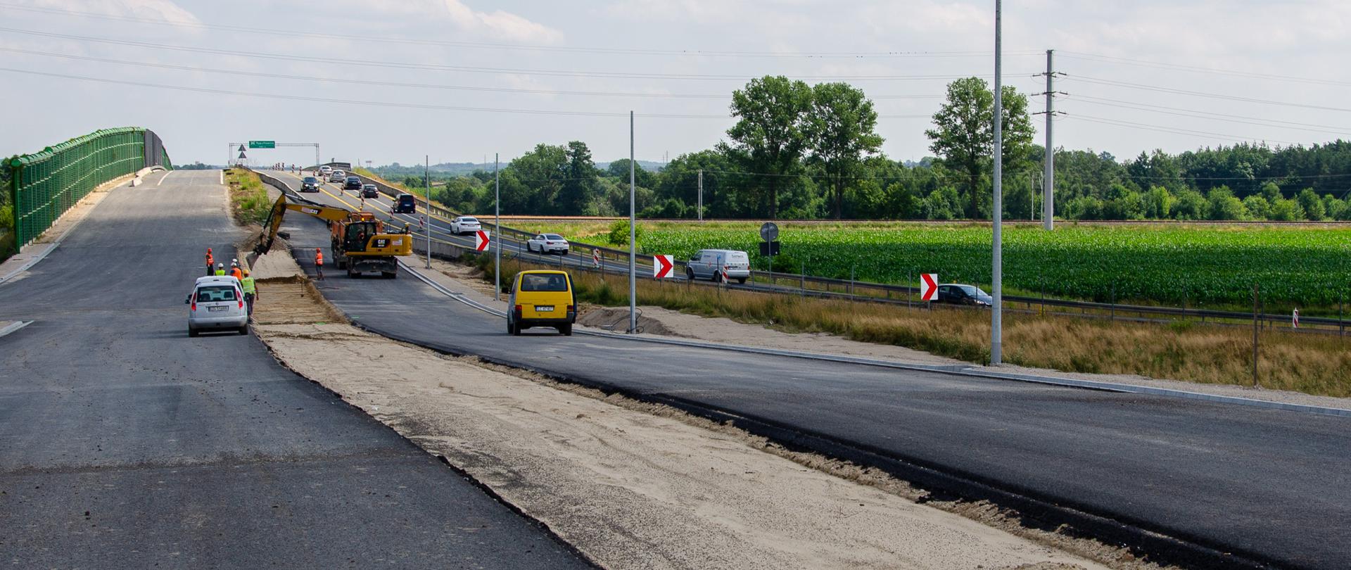 Prace na budowie S14 Lublinek - Teofilów