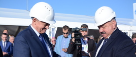 Minister energii Krzysztof Tchórzewski podczas uroczystości w Ostrołęce
