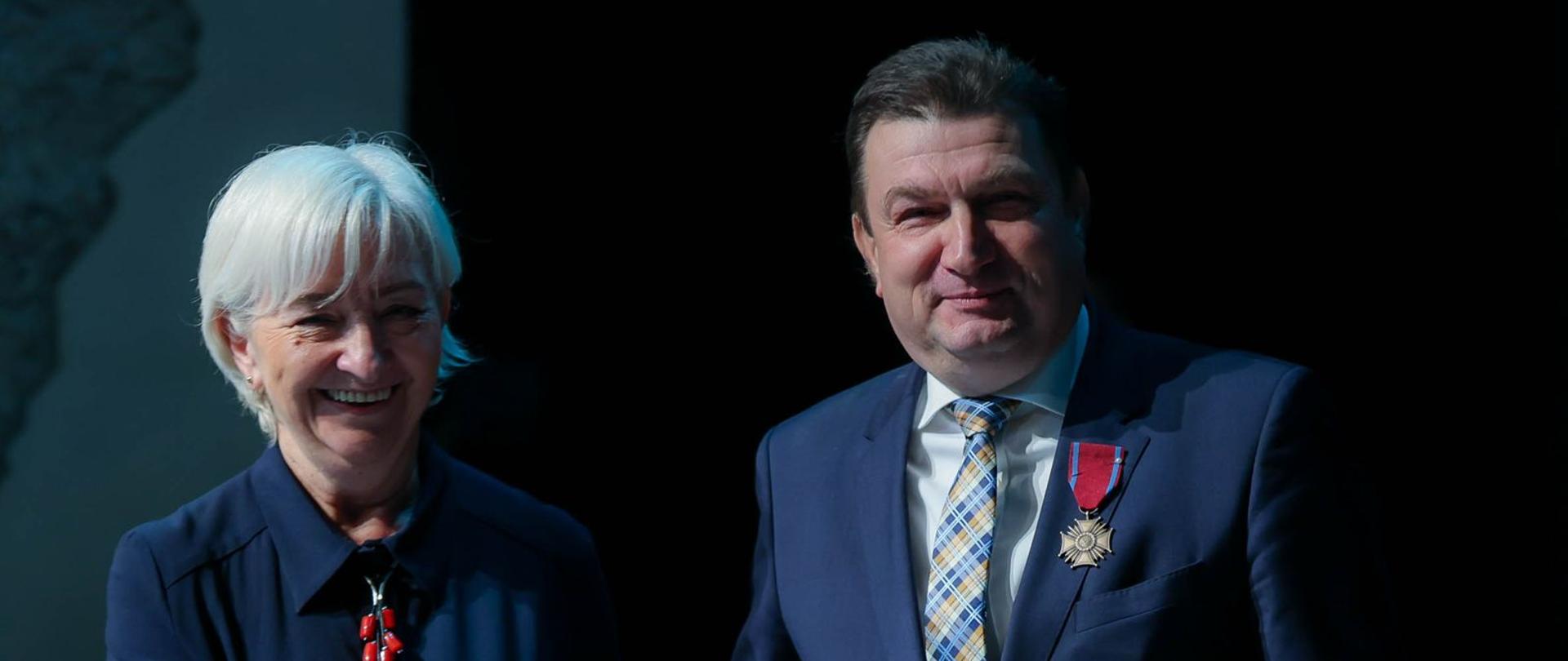 Obchody Wojewódzkiego Święta Budowlanych - wojewoda łódzki Dorota Ryl i prof. Jacek Szer