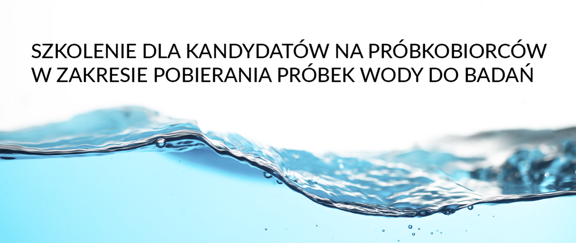 baner szkolenie dla kandydatów na próbkobiorców
