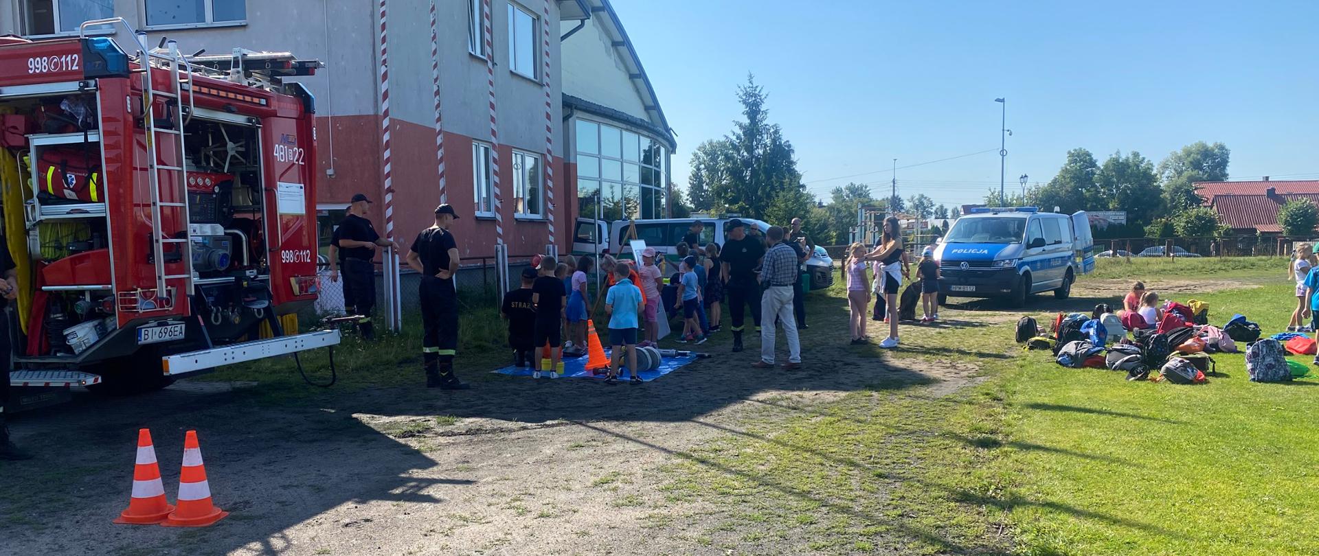 Sokółka - spotkanie z dziećmi podczas wakacji