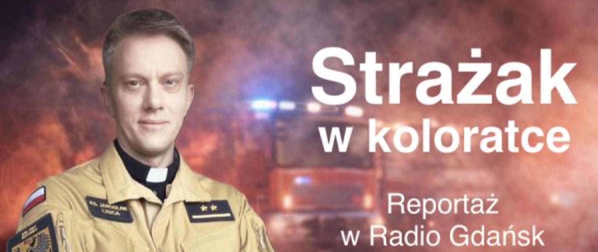 Strażak w koloratce