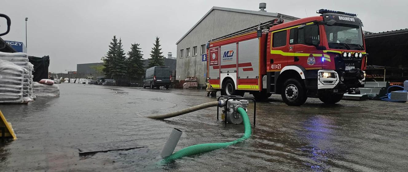 Ponad 1600 interwencji strażaków po nawałnicy na Warmii i Mazurach
