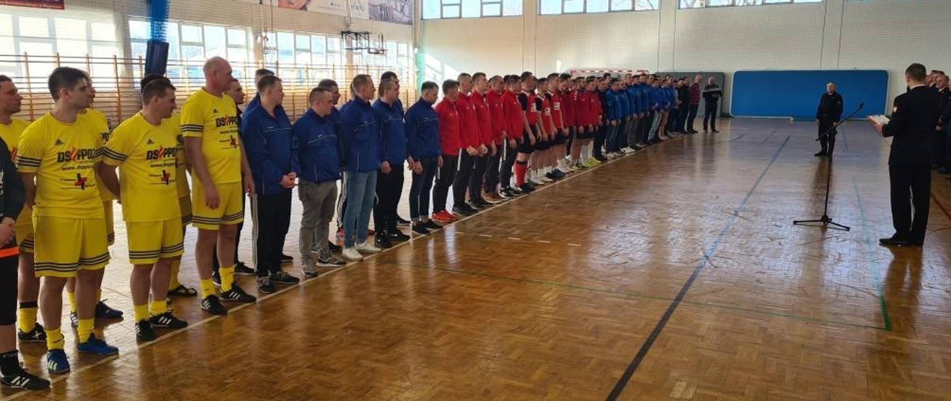 FINAŁ XIX MISTRZOSTW WOJEWÓDZTWA MAZOWIECKIEGO STRAŻAKÓW W HALOWEJ PIŁCE NOŻNEJ