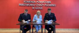 Podpisanie porozumienia OSP Czernina do KSRG - 1