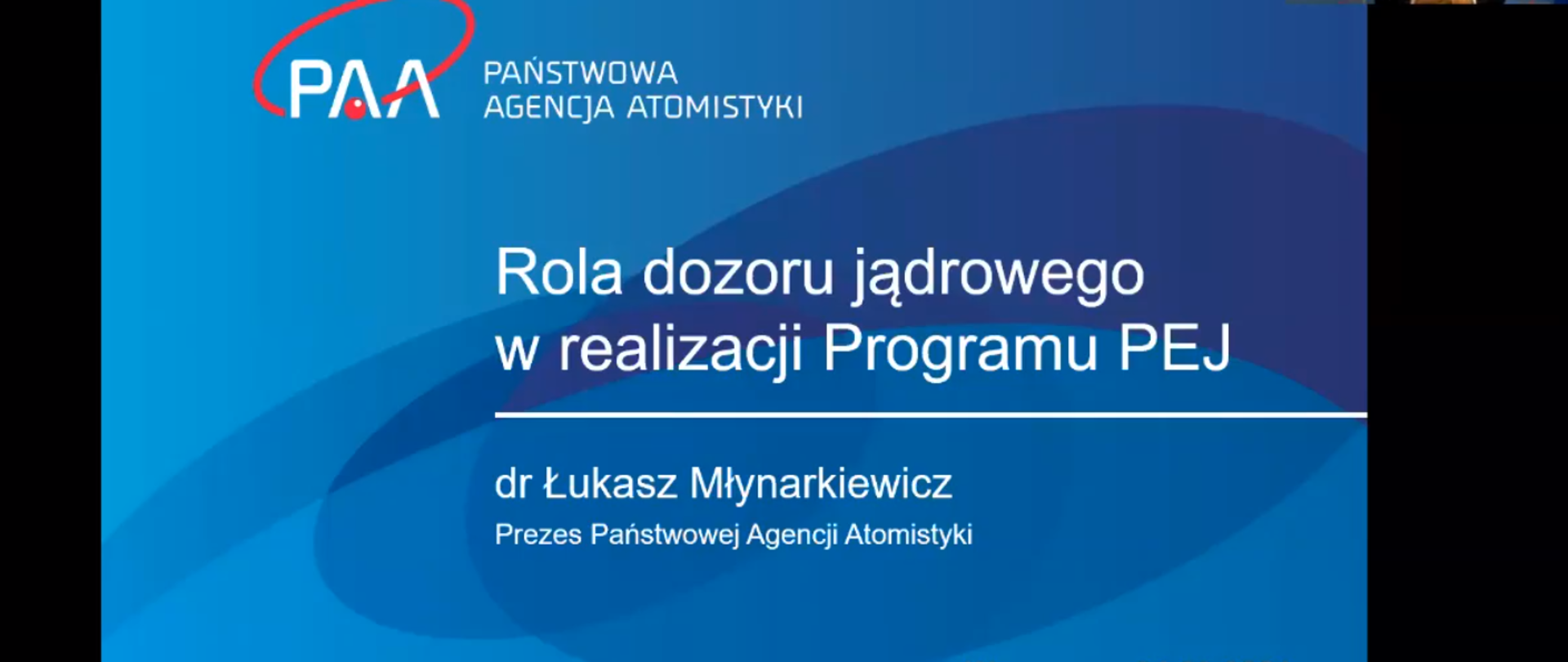 Prezentacja o PAA na wideokonferencji WPiA UW