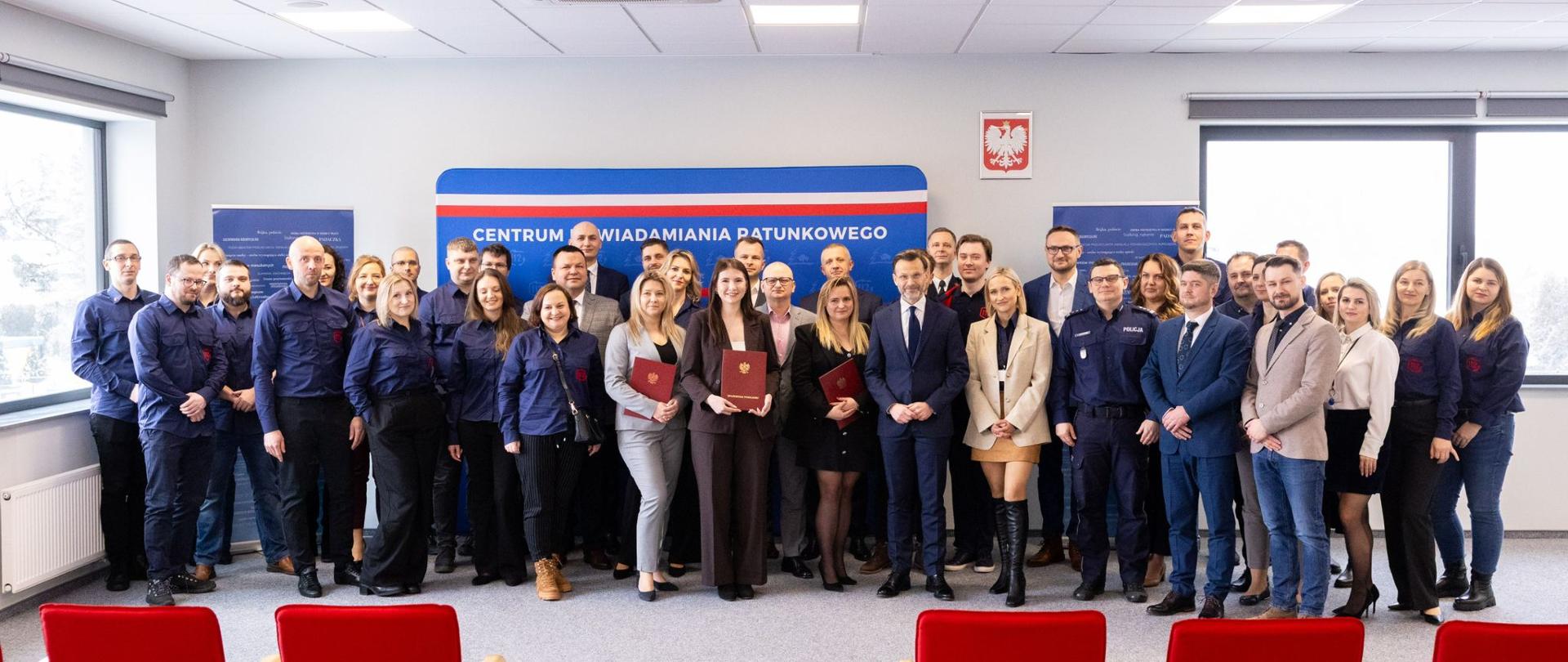 Obchody Europejskiego Dnia Numeru 112 w Centrum Powiadamiania Ratunkowego w Białymstoku