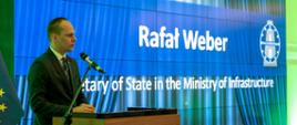 Wiceminister infrastruktury R.Weber wygłosił przemówienie podczas XX-lecia istnienia Euro Contrôle Route