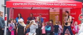 Stanowisko edukacyjne centrum powiadamiania ratunkowego w Katowicach