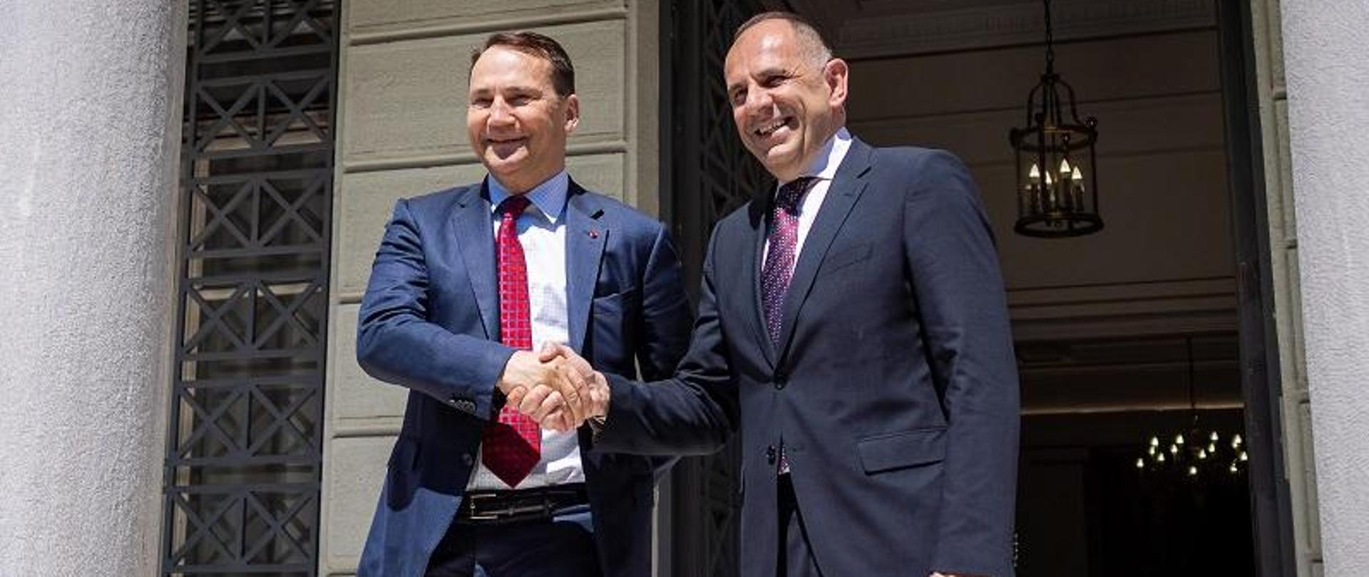 Meeting of the minister R. Sikorski with minister G. Gerapetritis