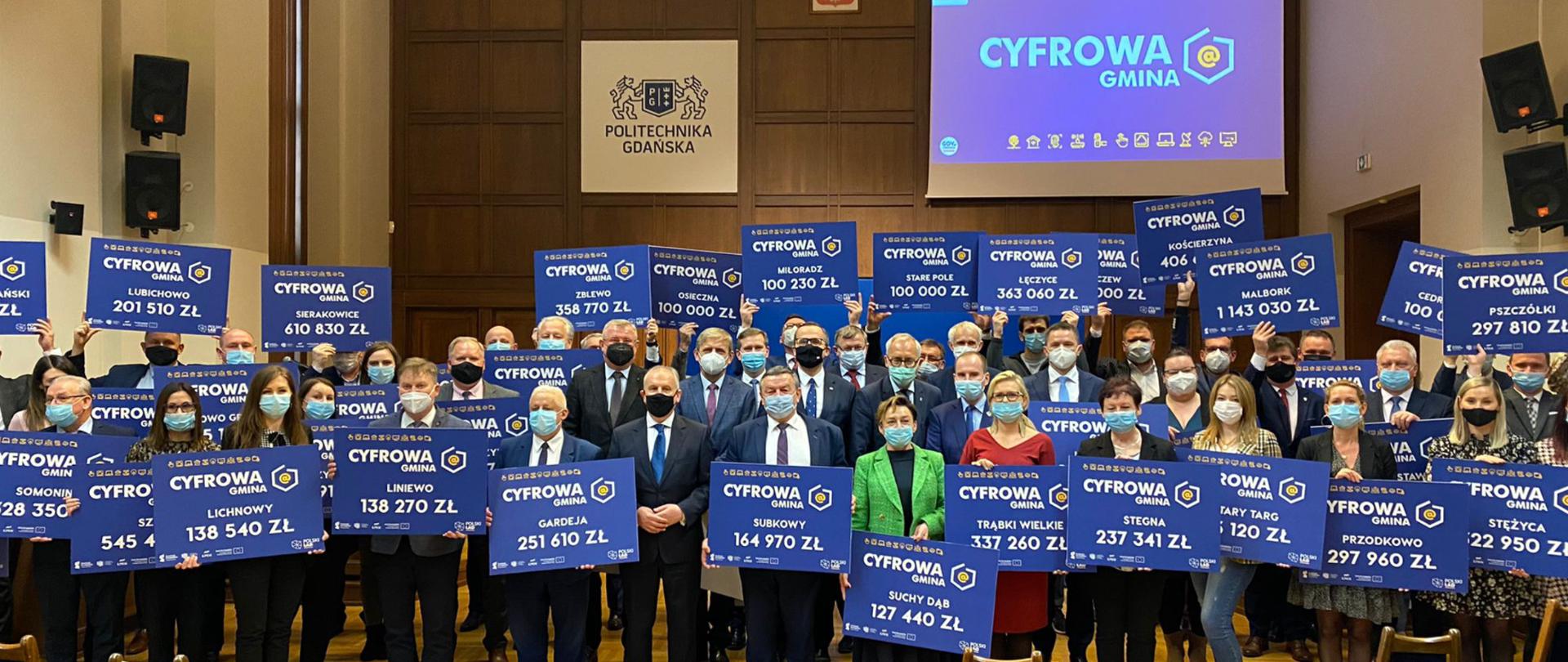 Minister Adam Andruszkiewicz na spotkaniu z pomorskimi samorządowcami.