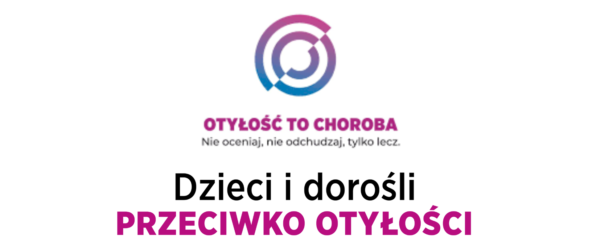 Dzieci i dorośli przeciwko otyłości