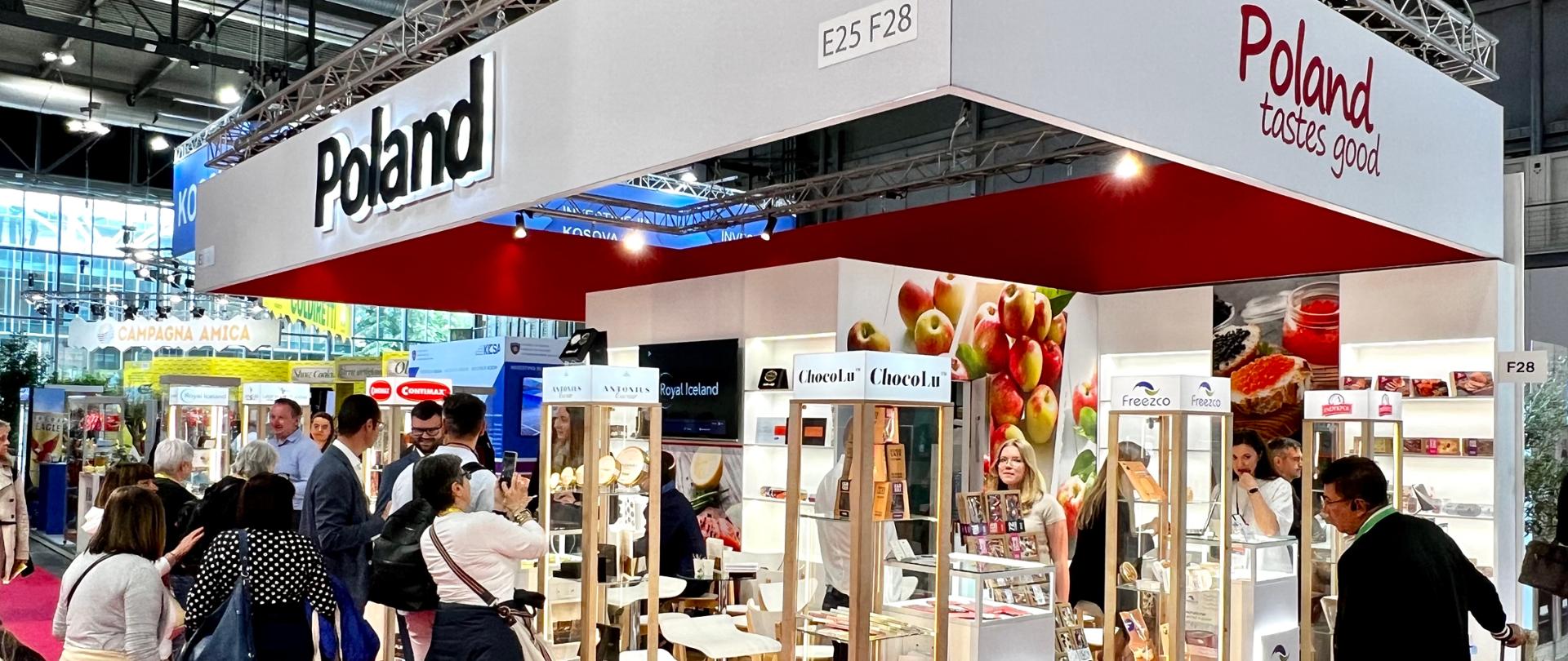 polskie stoisko narodowe na targach Tutto Food w Mediolanie