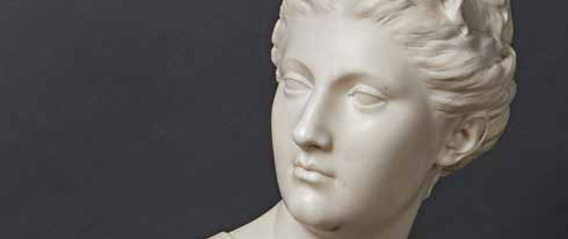 Jean-Antoine Houdon, Popiersie bogini Diany, 1777–1780, marmur / Muzeum Łazienki Królewskie w Warszawie