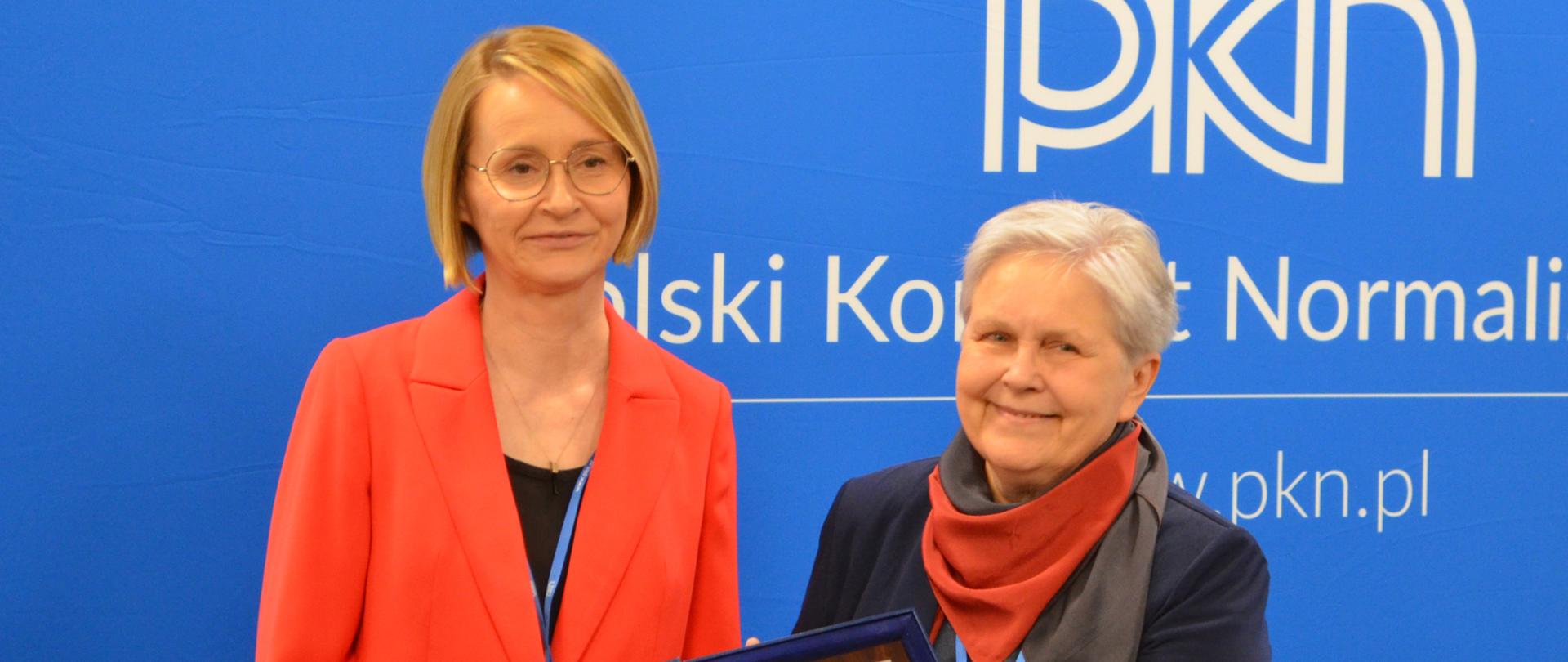 Prezes PKN Ewa Zielińska i dr inż. Elżbieta Andrukiewicz