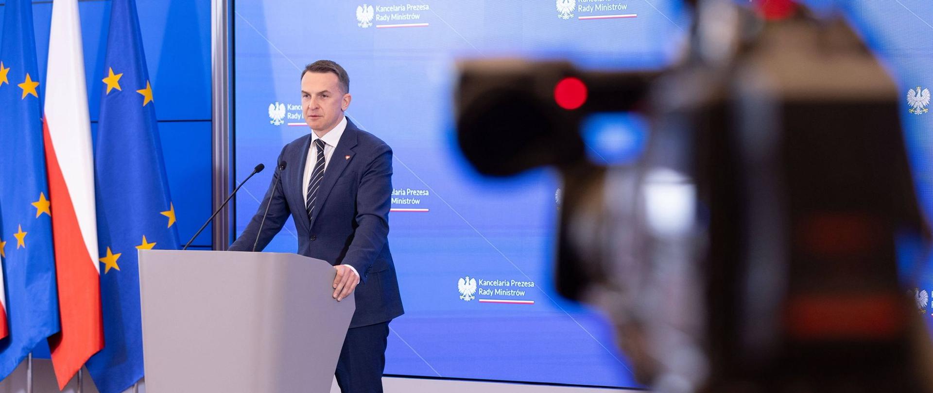 Konferencja prasowa Rzecznika Rządu