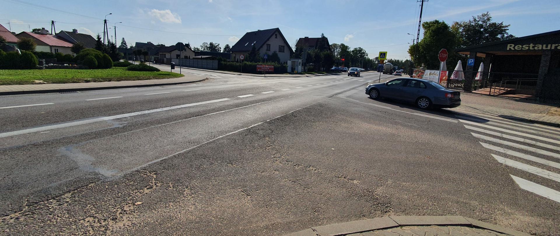 DK 50 Sochocin skrzyżowanie