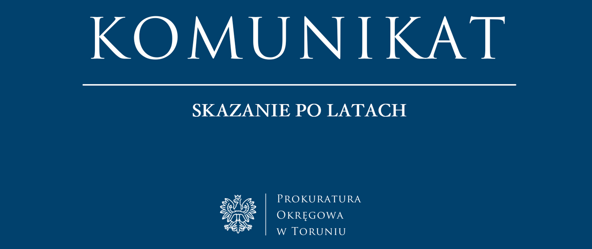 Skazanie po latach