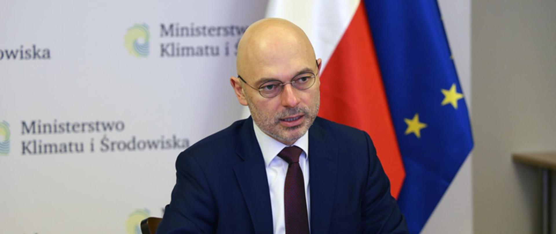 Minister klimatu i środowiska Michał Kurtyka 