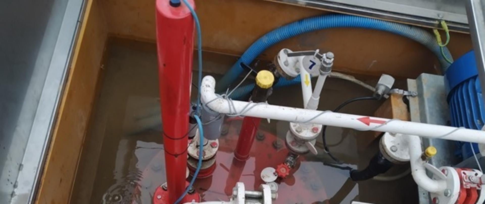 Wyciek gazu w Stacji Paliw ORLEN w Knyszynie