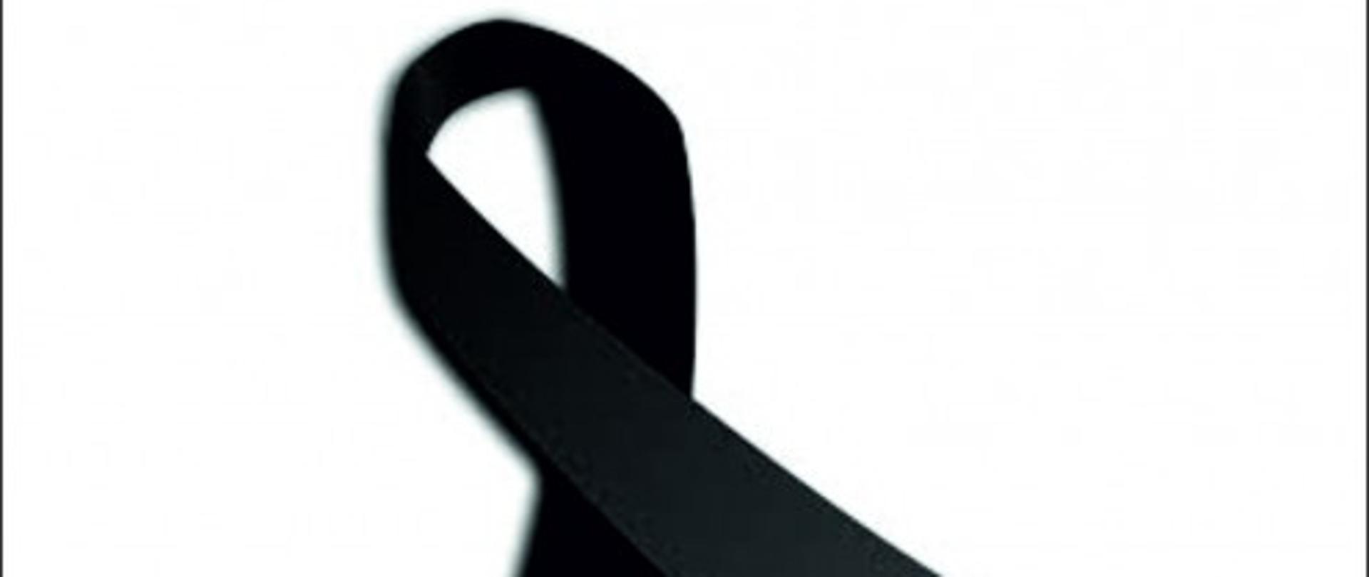 żałobna wstążka