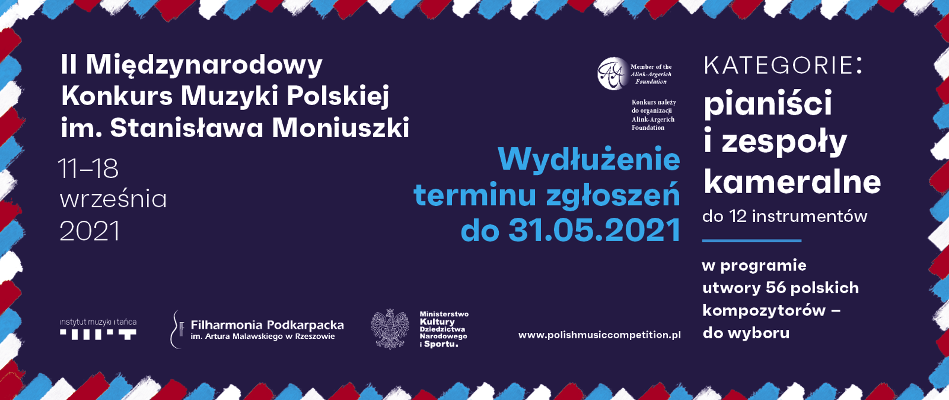 Konkurs Moniuszki - przedłużenie terminu zgłoszeń