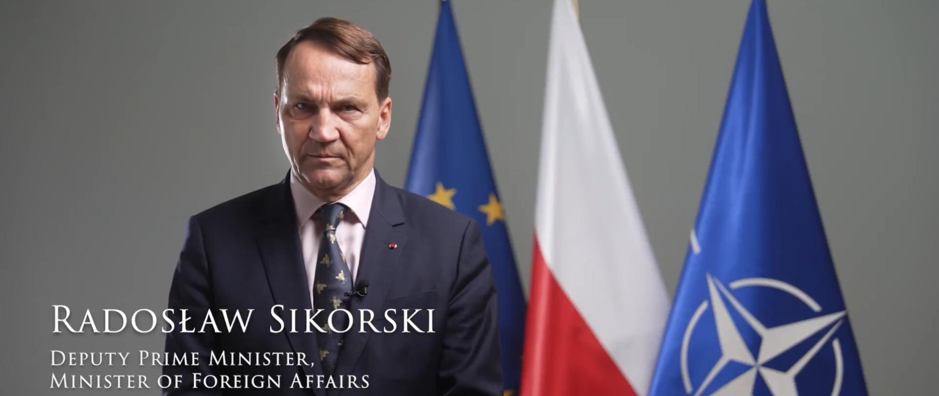 DPM, Minister of Foreign Affairs Radosław Sikorski