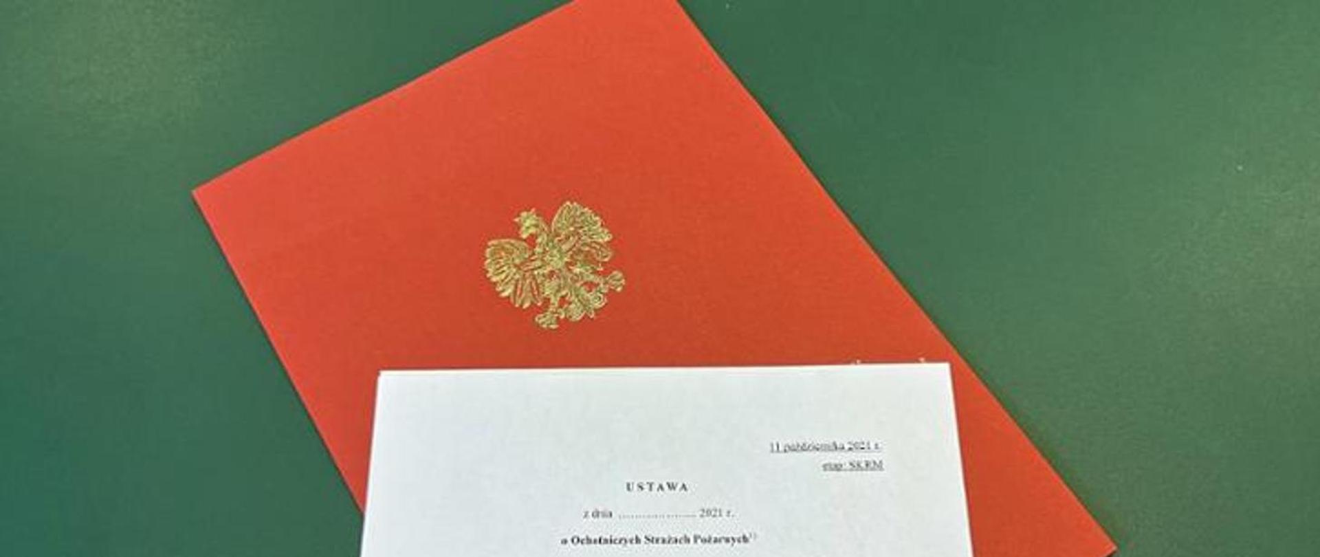 Projekt Ustawy o Ochotniczych Strażach Pożarnych