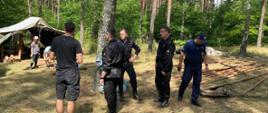 Kontrola obozu harcerskiego na terenie powiatu włocławskiego
