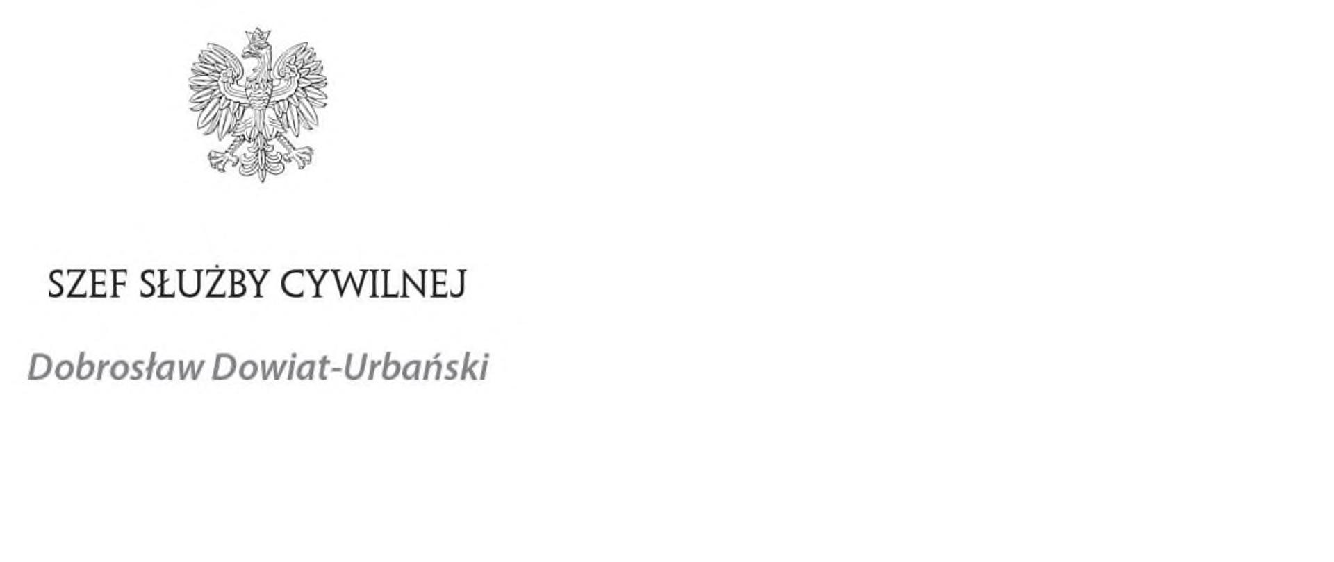 List Szefa Służby Cywilnej