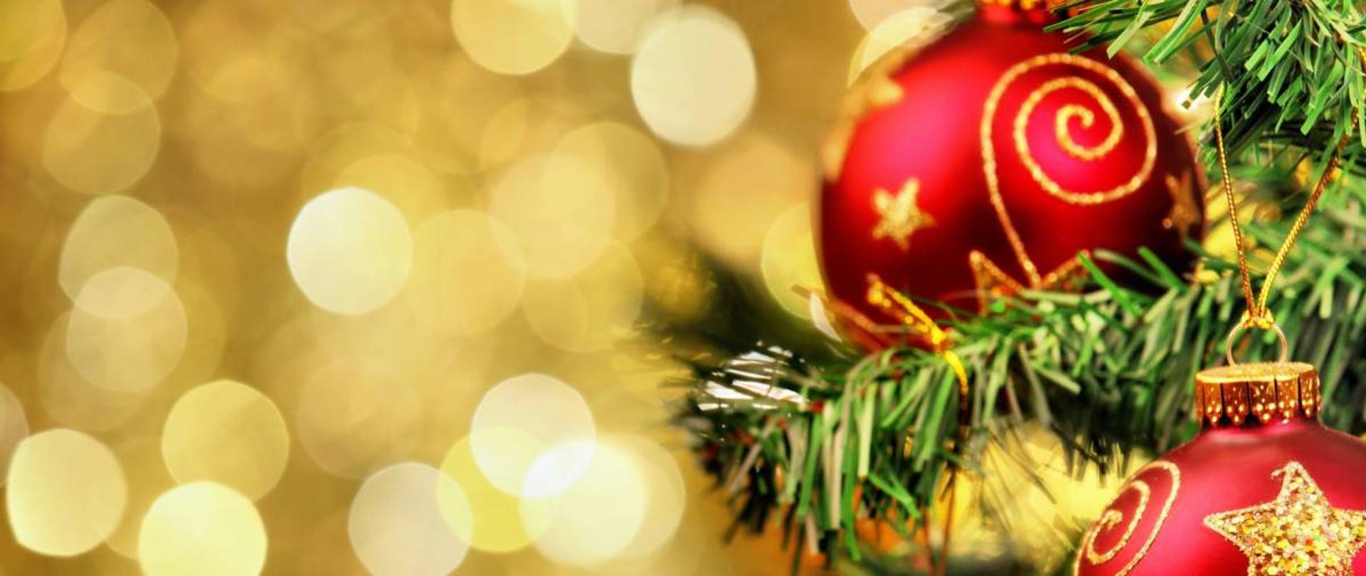 Zdjęcie przedstawia ozdoby świąteczne