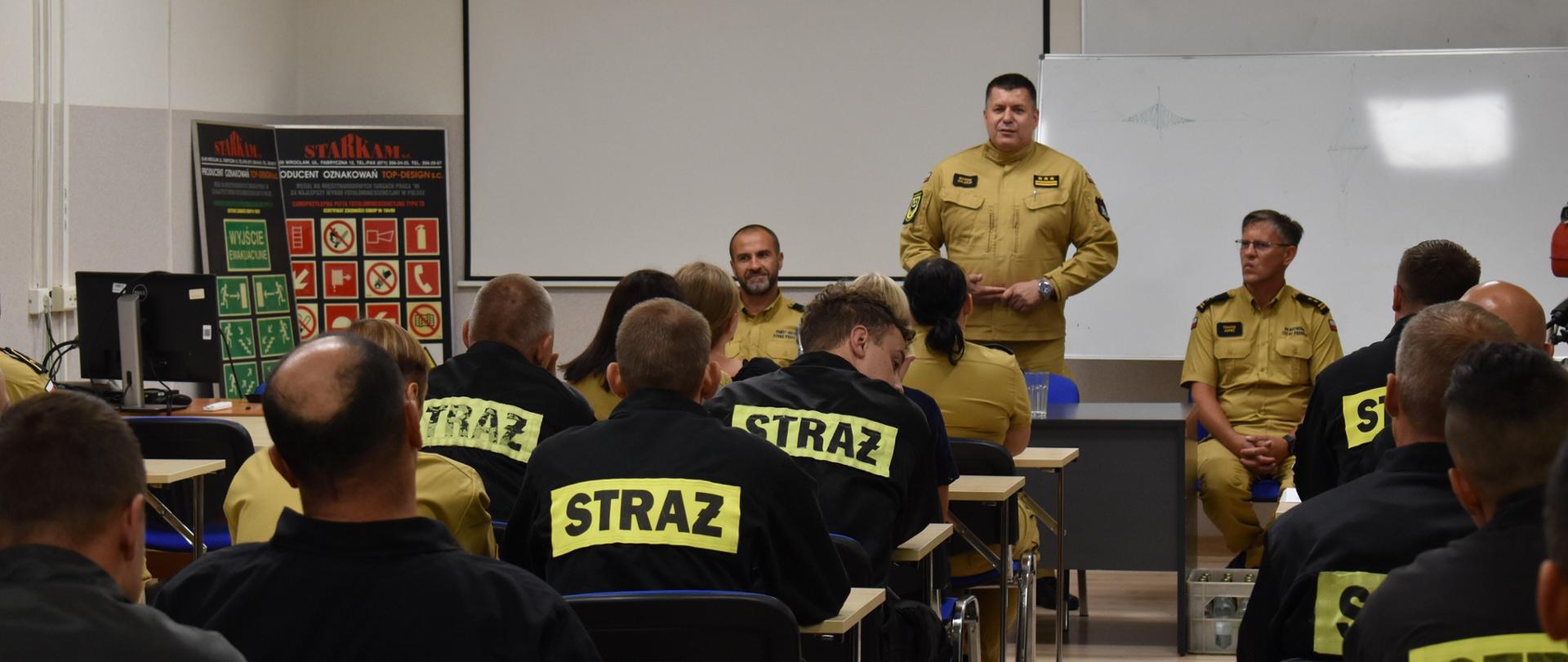 Wizyta Dolnośląskiego Komendanta Wojewódzkiego PSP w Komendzie Powiatowej PSP w Miliczu.