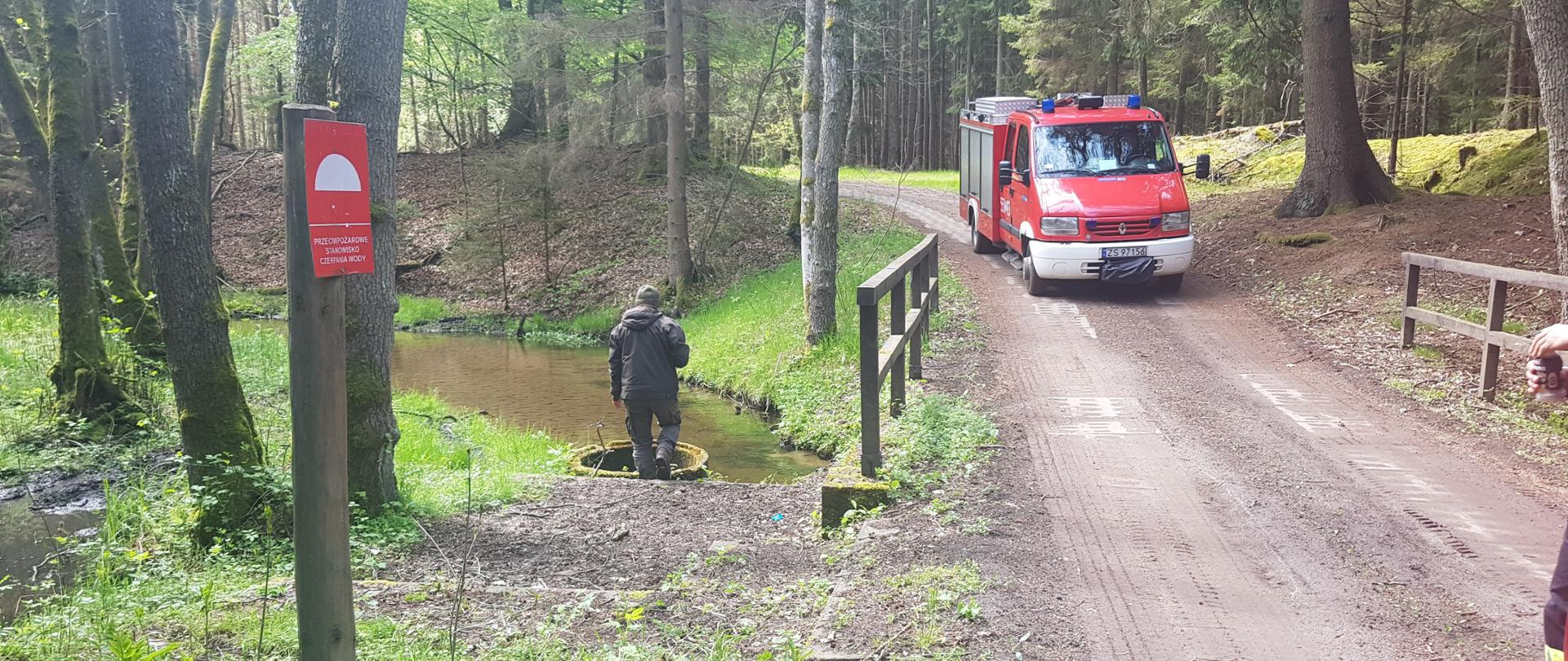 Zdjęcie z kontroli w lasach Nadleśnictwo Świdwin