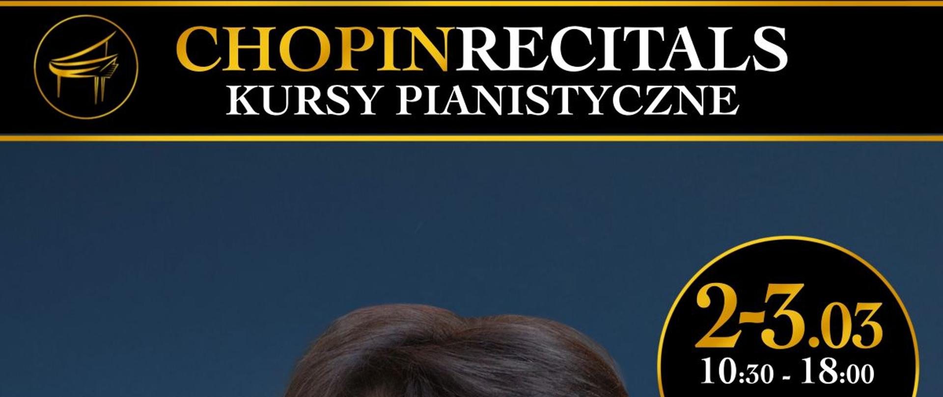 plakat zapowiadający kursy pianistyczne, zawiera zdjęcie Philippe Giusiano oraz logo szkoły