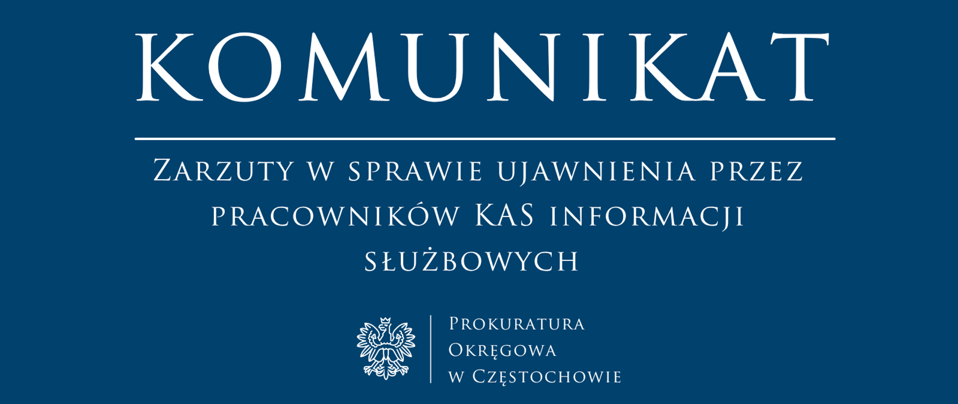 Zarzuty w sprawie ujawnienia przez pracowników KAS informacji służbowych