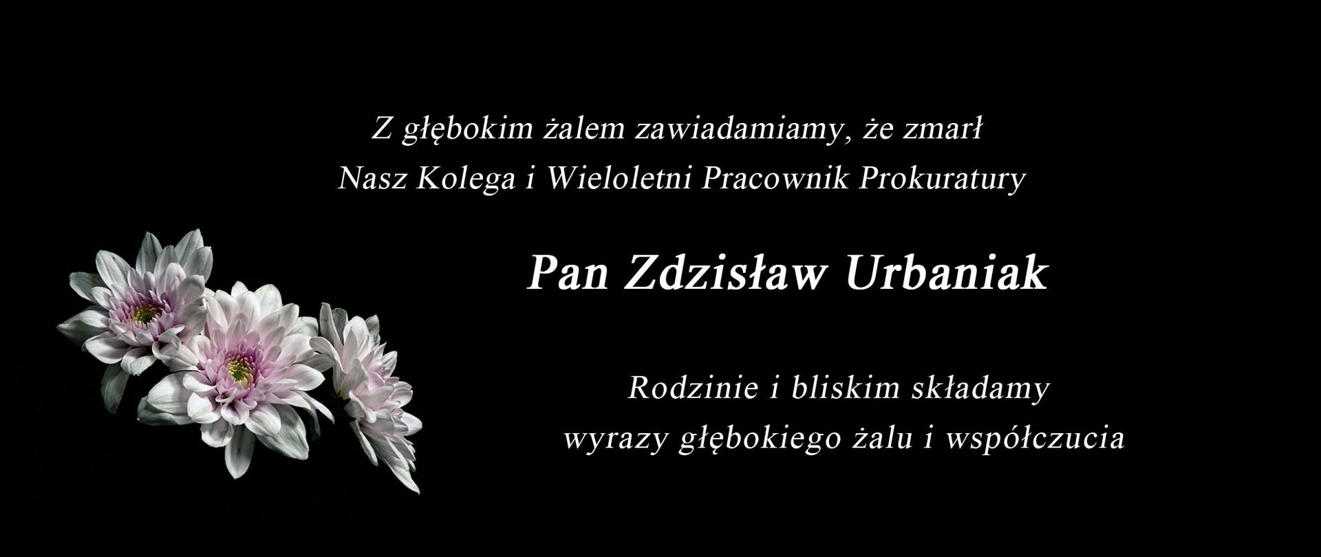 Pożegnanie naszego drogiego kolegi Zdzisława Urbaniaka