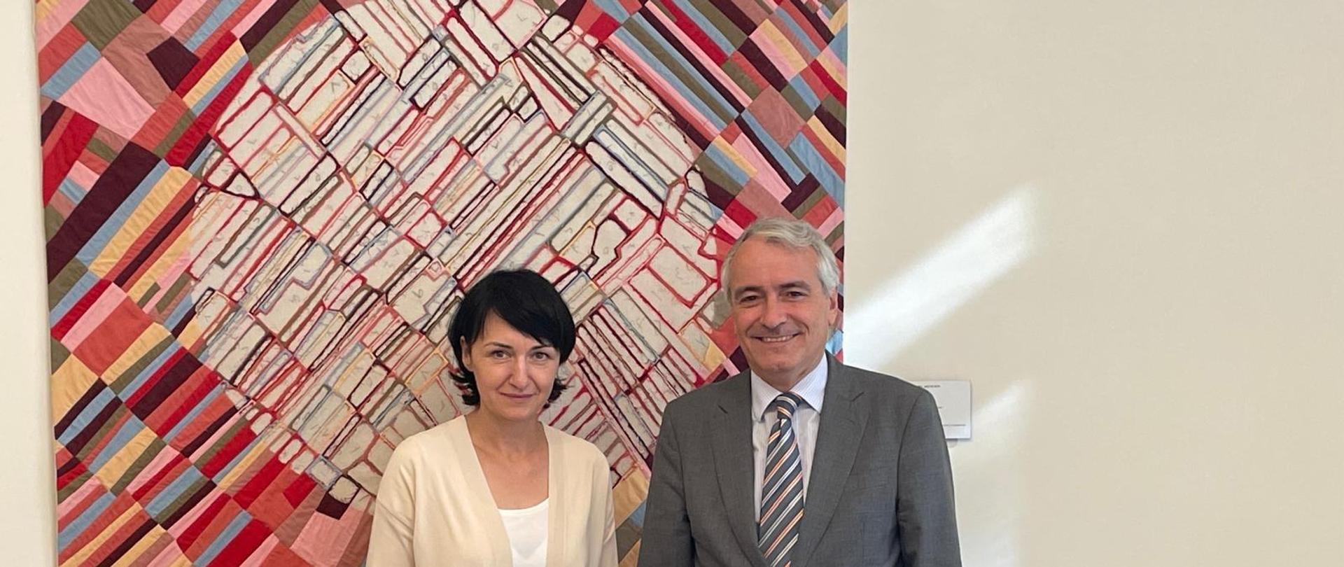 Undersecretary of State Henryka Mościcka-Dendys in Madrid