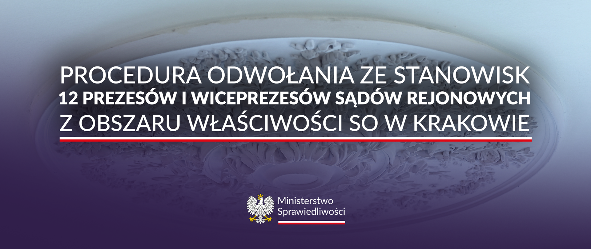 Minister Sprawiedliwości wszczął procedurę odwołania ze stanowisk prezesów i wiceprezesów szeregu sądów rejonowych objętych obszarem właściwości Sądu Okręgowego w Krakowie i poinformował (4.03.2024) Kolegium SO w Krakowie o zamiarze odwołania z funkcji: