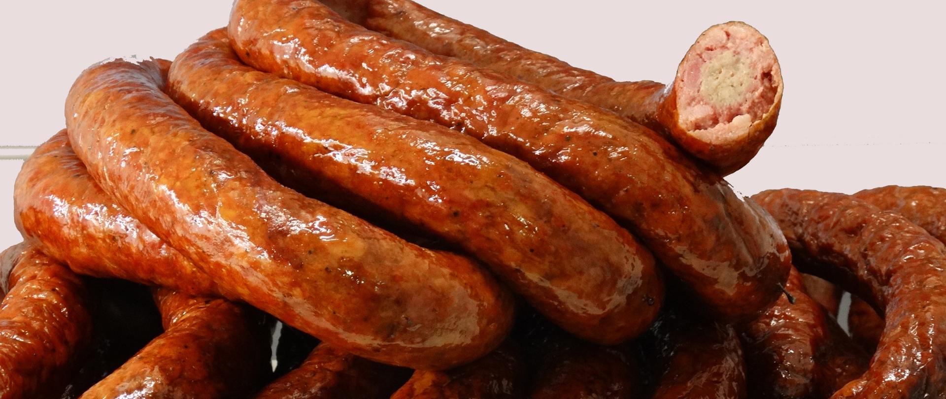 Kiełbasa swojska z oczkiem z Zaborowa