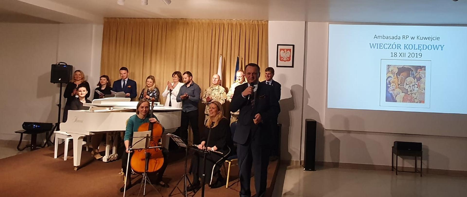 Wieczór kolędowy w Ambasadzie RP w Kuwejcie
