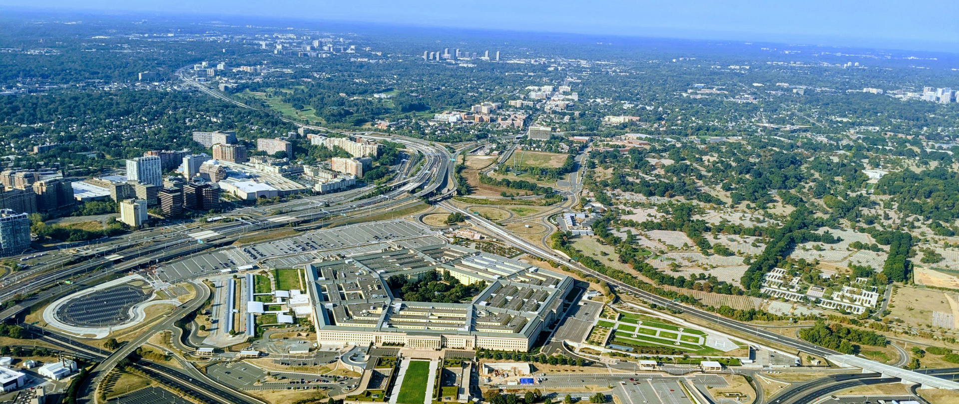 Budynek Pentagonu - widok z góry