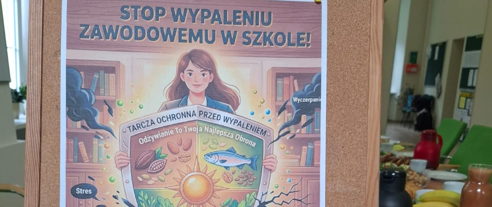 plakat informacyjny towarzyszący szkolnemu dniu przeciwdziałania wypaleniu