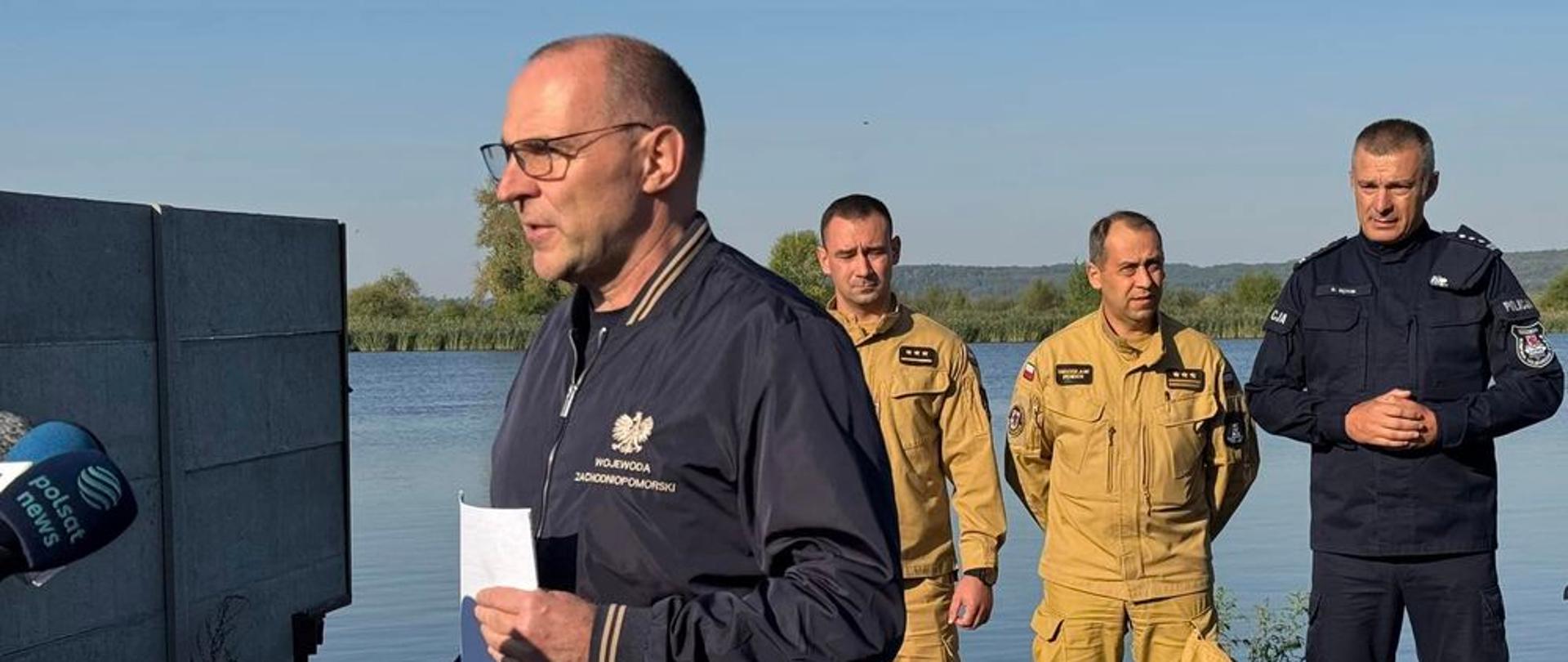 Konferencja prasowa Wojewody Zachodniopomorskiego oraz podległych służb