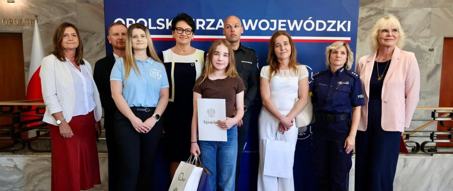 11-letnia Zuzia wykazała się opanowaniem i odpowiedzialnością w sytuacji zagrożenia życia