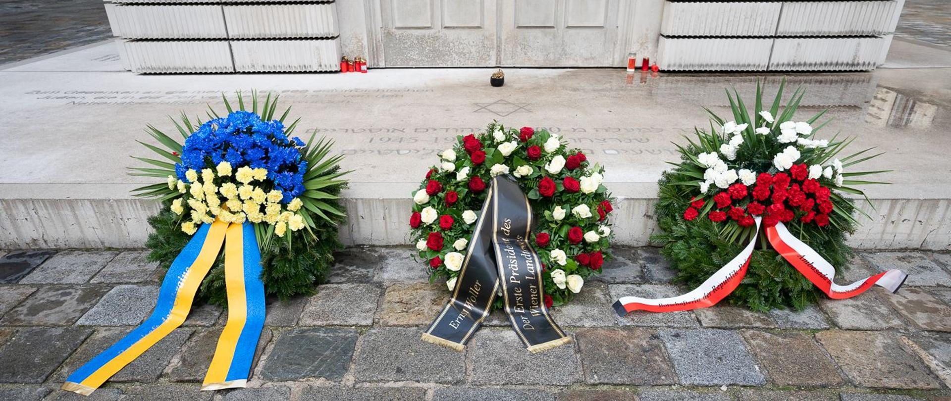 LTP Ernst Woller - internationaler Tag des Gedenkens an die Opfer des Holocaust - Mahnmal für die österreichischen jüdischen Opfer 