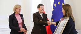 Przedstawiciele Gdyni odebrali certyfikat UNESCO, fot. Danuta Matloch/MKiDN