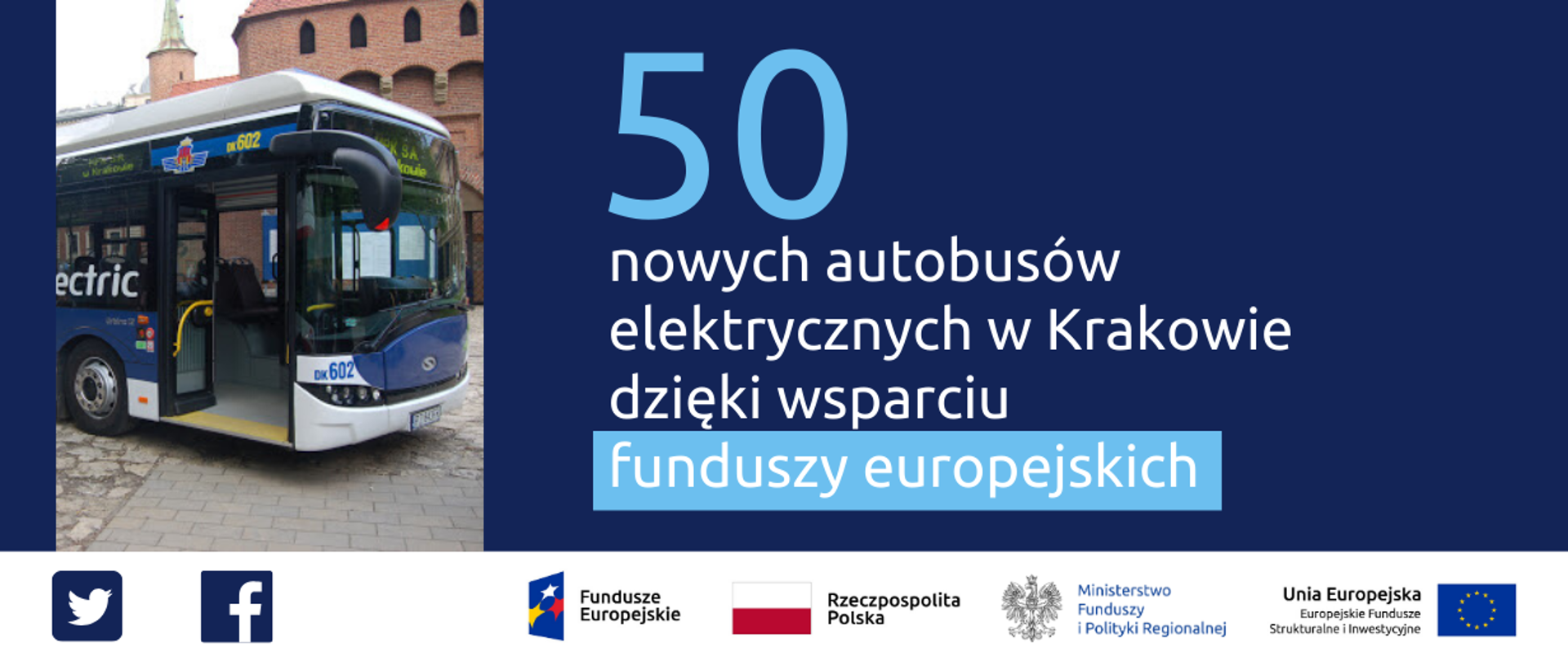 infografika przedstawia informację projekcie i zdjęcia autobusu